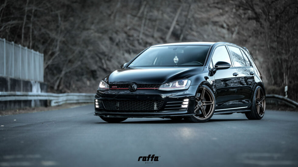 VW GOLF GTI MK7-RF01 MATT BRONZE - raffa wheels