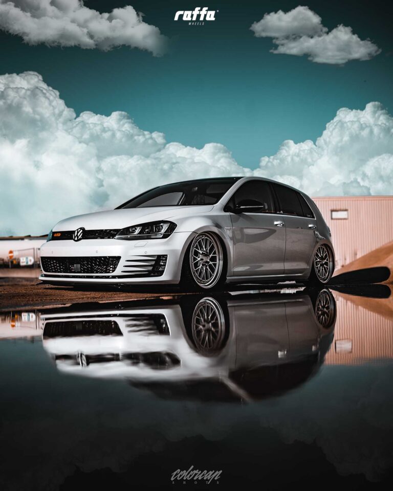 VW GOLF GTI MK7-RS03 HYPERSILVER DIAMOND CUT(colorcapshots, benny_2190)